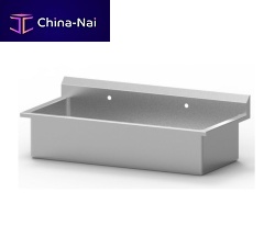 2-station surgical sink stainless steel