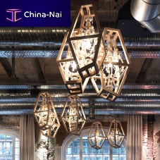 Pendant lamp CRYSTALcrystalsolid woodoriginal design