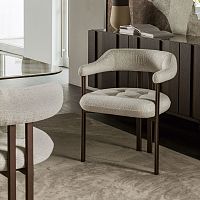 Contemporary chair GRETAindoorfabricleather