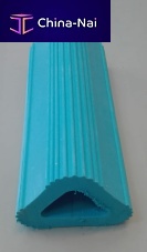 Aircraft wheel chock Prubber