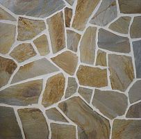 Natural stone floor covering CRAZYtiletexturedmarble look