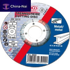 Steel cutting disc 3922for angle grinder