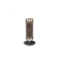 Table lamp MATHENYbrassmarbletraditional