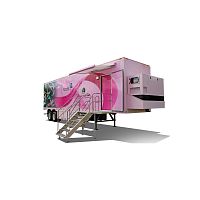 Mammography mobile radiology room