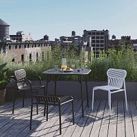 Contemporary garden chair WEEK-ENDoutdoorindooraluminum