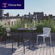 Contemporary garden chair WEEK-ENDoutdoorindooraluminum