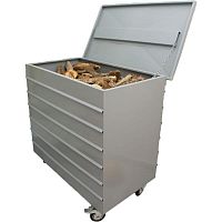 Metallic trash bin 2007