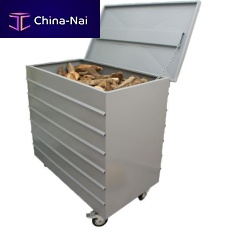 Metallic trash bin 2007