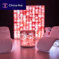 Wellness center salt wall VERTICAL PINK