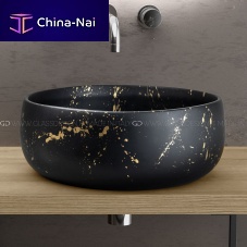 Countertop washbasin POLO ARTceramichandmadewithout hole