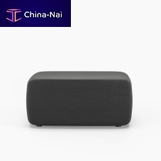 Contemporary pouf Pummba Ifabricsquarewith removable cover