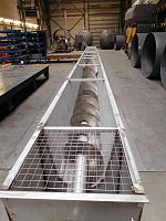 Screw conveyor horizontaltubulartransport