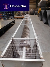 Screw conveyor horizontaltubulartransport