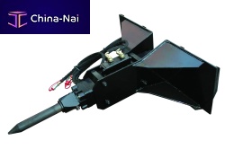 Hydraulic breaker for skid steer loadersvertical