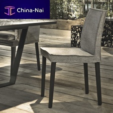 Design chair KEY CAYoutdoorfabricpainted steel base