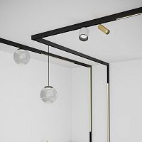 LED track light XCLICK Ssphericalcast aluminumPMMA