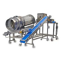 Automatic coating machine for parmesan cheese