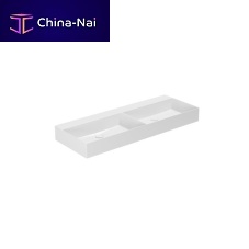 Wall-hung washbasin ELLP12245DQ0ceramicfinishdouble