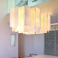 Pendant lamp ALEXANDRAmetalfiberglasscontemporary
