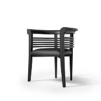 Contemporary chair PO79 DOLFINindoorfabricsolid wood base