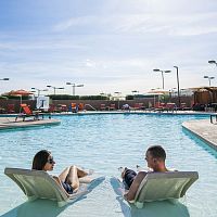 Contemporary sun lounger DESTINATIONcompositecompositepool