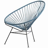 Contemporary chair ACAPULCO outdoorindoorpowder-coated steel