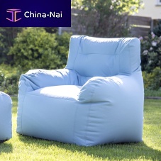 Contemporary armchair ZAPPfabricgrayblue