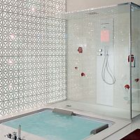 Contemporary bathroom WELLNESSmarblesteel