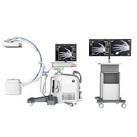 Mobile C-arm YSX-C605with flat panel detectorwith video columnwith small-diameter arc