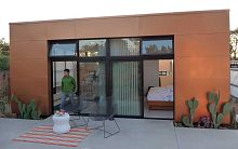 Prefab micro-house LVMmodularcontemporaryeco-friendly