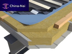 Modular roof system Cover Tray Pluslightweightmetal profileinsulating panel