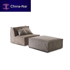 Contemporary pouf Tommyfabricsquaremodular