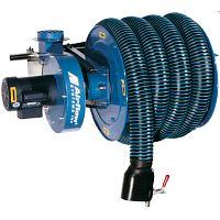 Car exhaust extraction system VES seriesfor workshopsgaragewith hose reel