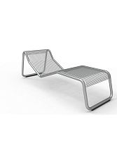 Contemporary sun lounger COPENHAGsteelgarden