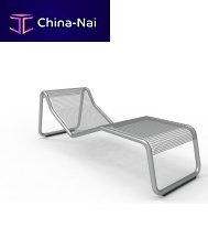 Contemporary sun lounger COPENHAGsteelgarden