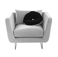 Contemporary armchair HAYWARDfabricwith removable cushionupholstered