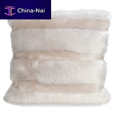 Faux fur pillow ANGORA CAT 930square