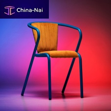 Contemporary chair BICAchair DELIGHT indoorvelvetmetal base