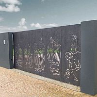 Sliding gate aluminumsteelstainless steel