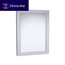 Wall-mounted bathroom mirror 101-14contemporaryrectangularstainless steel