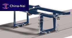 Rail-mounted gantry crane RMG / ARMGfor containerdouble-girder