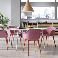 Contemporary chair COSindoorfabricwooden