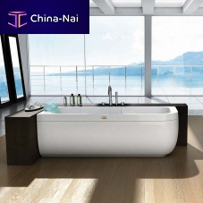 Free-standing bathtub AQUASOULfor homescontemporaryhydromassage