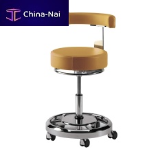 Dental stool CDS301height-adjustableon castersT seat