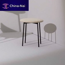 Contemporary stool FRIDAYfabricmetal baseupholstered