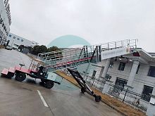Emergency stairs telescopictowedfor passengers