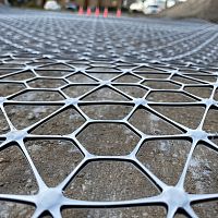 Ground stabilization geogrid INTERAX® (NX)for foundationroadpaving