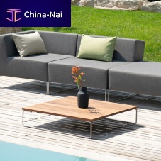 Contemporary coffee table ISYashstainless steelstainless steel base