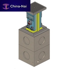 Retractable bollard VM05fixedfor airportelectric