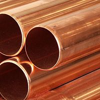 Copper rainwater down pipe ROUND / SQUARE